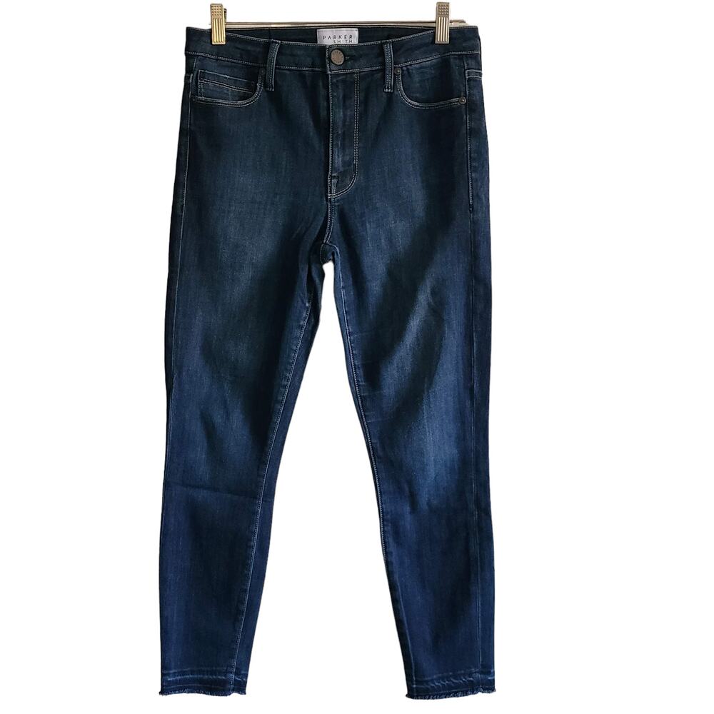 PARKER SMITH Bombshell Skinny Crop Released Hem Jeans 2042CRS‎ Women's 6/28